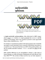 Single-Nucleotide Polymorphism