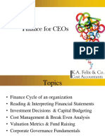 Finance For Ceos Ppt1