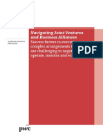 PWC Navigating Joint Ventures and Business Alliances PDF