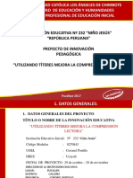 Diapositiva Taller de Innovación Pedagógica