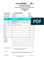 Ekofisk Project Request Form Others