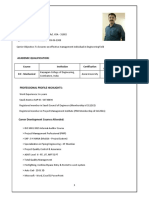 Mechanical Engineer Resume-Saran Erikandath