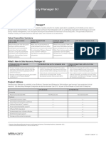 VMware VCenter Site Recovery Manager Cheat Sheet en