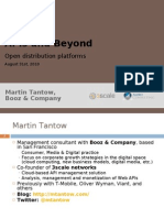 APIs and Beyond - Open Distribution Platforms