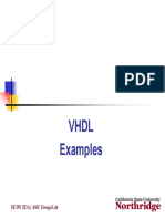 VHDL Examples: EE 595 EDA / ASIC Design Lab