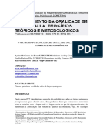 O Tratamento Da Oralidade em Sala de Aula