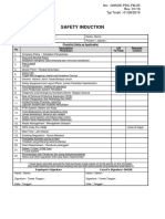 QHSSE - pdc.FM.25 Rev.01 Safety Induction