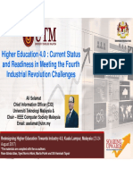 Higher Education 4.0 Current Status and Readiness in Meeting The Fourth Industrial Revolution Challenges