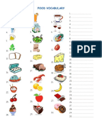 Food Vocabulary by Vivian