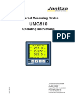 Janitza Manual UMG510 en