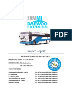 Daewoo Express Project Report