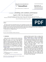 Course Scheduling and Academic Performance: Angela K. Dills, Rey Herna Ndez-Julia N