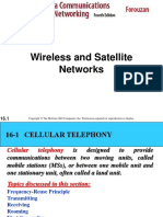 Wireless and Satellite Networks