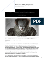 La Cara Del Mal Pennywise ETA y Los Payasos