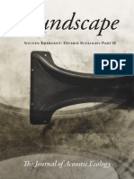 Soundscape, Volume 16 (2017)