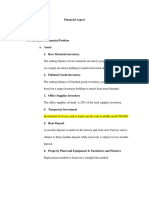 Financial Assumptions Fs