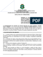 Edital Processo Seletivo CPMGEF 2018