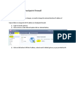 Changing ISP For Checkpoint Firewall