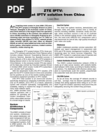 Zte Iptv: A Great IPTV Solution From China: System Architecture & Components