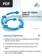 Lean Six Sigma History