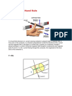 Fleming Left Hand Rule