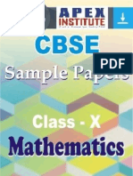 Class X Sample Paper 01 For Board Exam 2019 PDF