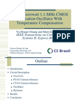 A Submicrowatt 1.1-Mhz Cmos Relaxation Oscillator With Temperature Compensation