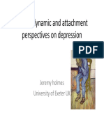 Psychodynamic and Attachment Psychodynamic and Attachment Perspectives On Depression Perspectives On Depression