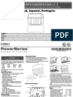 PK5500 RFK5500 RFK5564 Installation Sheet 29008356R002