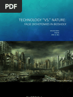 Technology "VS." Nature:: False Dichotomies in Bioshock