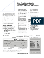 Using Templates or Copying Examples For More Efficient Simulation Set-Up and Data Display