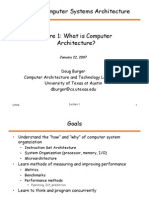 CS 352: Computer Systems Architecture