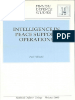 Intelligence in Peace Support Operations