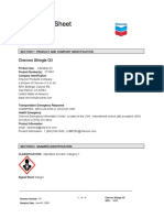 Chevron Lubricant SDS