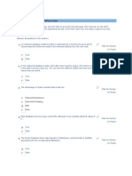 Database Foundatins Exam