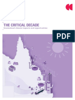 The Critical Decade: Queensland Climate Impacts and Opportunities