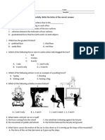 3rd Periodic Test Science 6 2017 Sample Questions