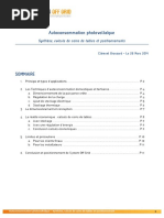 Autoconsommation Photovoltaïque Synthèse Coins de Tables Positionnements