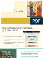 La Lírica Medieval Popular y Culta