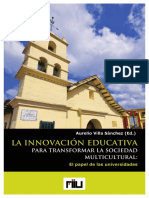 Innovación Educativa para Transformar La Sociedad Multi Cultural PDF