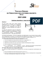 TD de Vibrations Des Systemes Discrets Solution PDF