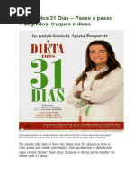 A Dieta Dos 31 Dias