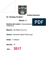 Cuestionario de Modulo 1.7 Desarrollo de Software