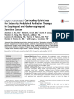 Expert Consensus Contouring Guidelines For Intensity Modulated Radiation Therapy in Esophageal and Gastroesophageal Junction Cancer