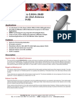 A PDA5158 28 Parabolic Dish Antenna DataSheet