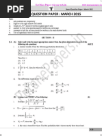 STD 12 Maths 2 Board Question Paper Maharashtra Board