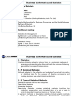 Business Mathematics and Statistics 