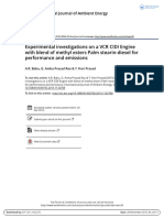 Experimental Investigations On A VCR CIDI Engine With Blend of Methyl Esters Palm Stearin-Diesel For Performance and Emissions