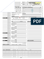 Savage Worlds - Interface Zero - Ficha de Personagem (V. MetalBrain) - Biblioteca Ã Lfica