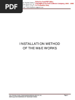 PM Installation Method of The M&E Works